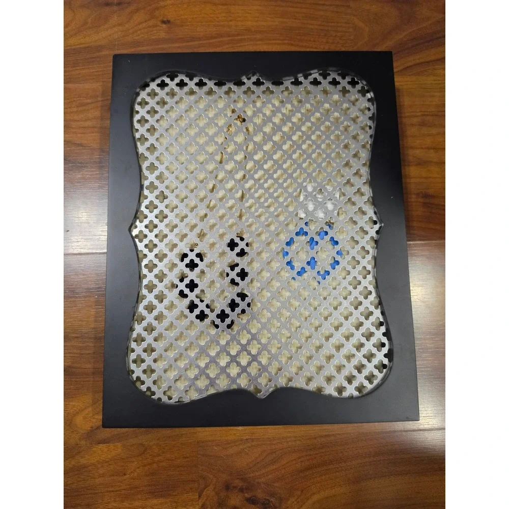 Excellent Hobby Lobby Jewelry Hanger Shadow Box 11x14 Black Metal Lattice Box